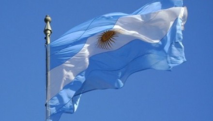 bandera de argentina flamendo