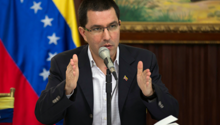 canciller de Venezuela Jorge Arreaza